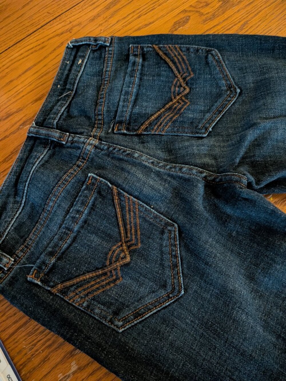 Idyllwind dark wash boot cut mid rise stretchy jean